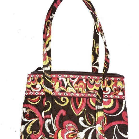 Vera Bradley Brown Paisley Tote and Eyeglass case - Picture 4 of 7